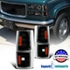 Fits 1994-1998 GMC C10 Pickup Truck Corner Lights 4PC Black 94-98 Replacement