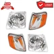 Corner Lights Kit and Headlights Head Lamps For Ford Explorer Sport Trac 2001-05