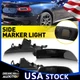 4X Smoked Side Marker Lens Light Housing For ONLY 16-22 Mazda Miata NA1J-51-5J0C