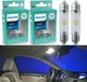 Philips Ultinon LED Light 578 White 6000K Two Bulbs Interior Dome Replacement OE
