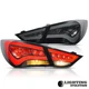 4PCS LED Tail Lights For 2011-2014 Hyundai Sonata Brake Smoke Lens LED Tube Pair