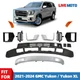 For 2021-2024 GMC Yukon Front Bumper Lower Cover Valance Set w/ Fog Light Chrome