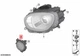 Genuine MINI Cooper One F60 ALL4 D S SD SE HEADLIGHT BUMPER LEFT 63117497769