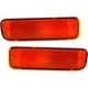 Turn Signal Light For 95-97 Toyota Tacoma DLX Plastic Lens Left & Right Set of 2