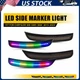 For Chrysler 300 300S 300C 15-23 Smoked LED Dynamic RGB Bumper Side Marker Light For Chrysler 300 300S 300C 15-23 Smoked LED Dynamic RGB Bumper Side Marker Light