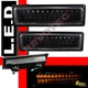 88-98 Chevy C/K 1500 2500 3500 Truck Black LED Bumper Signal Lights Plug & Play 