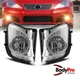 For 2006-2010 Lexus IS250 IS350 Bumper Fog Light Lamp Clear W/Bulbs Left+Right