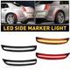 Smoked LED Front & Rear Side Marker Lights For 2015-2023 Chrysler 300 300C 300S Smoked LED Front & Rear Side Marker Lights For 2015-2023 Chrysler 300 300C 300S
