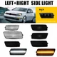 Clear/Smoked Lens Front Bumper Side Marker Lights For 2010-2014 VW MK6 Golf GTI