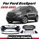 FRONT BUMPER SET W/ grill skid plate FOR 2018-2022 FORD ECOSPORT
