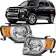 2008-2012 Ford Escape Headlight Assembly &ndash; Left And Right, Chrome Housing