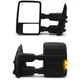 Towing Mirrors For 04-11 Ford F250 F350 F450 F550 Power Heated Smokded Signal