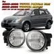 For 03-08 Toyota Matrix Pontiac Vibe Fog Lights Clear Lamp Bulbs Pair Wiring Kit