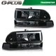 Fit For 98-05 Chevy Blazer S10 Black Smoke LED DRL Headlights Bumper Lamps