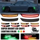 Front Rear 4x Dynamic LED Side Marker Light For 2015-2023 Chrysler 300 300C 300S Front Rear 4x Dynamic LED Side Marker Light For 2015-2023 Chrysler 300 300C 300S