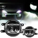 For 2006 Scion XA Pair Clear Lens LED Lamp Fog Light Fit Quality Replacement T2