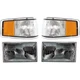 Corner Light Kit For 1990-1994 Lincoln Town Car Driver and Passenger Side