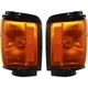Toyota Corner Light For 84-86 Pickup w/ black trim Set of 2 LH RH w/ Bulbs