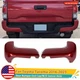 3R3 Barcelona Red Rear Bumper End Cap W/O Sensor Holes For 2016-23 Toyota Tacoma