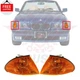 New Front Parking / Turn Signal Lamp Assembly Left Right Pair 1999-2000 BMW 323I