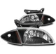 FOR 00 01 02 CHEVY CAVALIER REPLACEMENT HEADLIGHTS HEADLAMP LAMP W/CORNER BLACK FOR 00 01 02 CHEVY CAVALIER REPLACEMENT HEADLIGHTS HEADLAMP LAMP W/CORNER BLACK