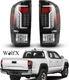 Black Clear Lens LED Tail Lights For 2016-2023 Toyota Tacoma Rear Brake Lamp L+R