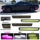 4PCS LED Side Marker Light For 2015-2023 Dodge Challenger Front Rear Bumper Lamp