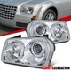 Fits 2005-2010 Chrysler 300 Projector Headlights Headlamps Left+Right 05-10