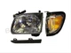 FOR TOYOTA 01-04 TACOMA HEADLIGHT SIGNAL BLK FILLER LH 3PCS