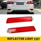 2Set For Nissan Bumper Sentra 2013-2018 Rear Lamp Light Reflector Left+Right Red