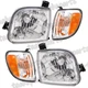 Headlights 4pcs Set For Toyota Tundra 2000-2004 Headlamp Corner Lamps Left Right