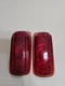 1941 PLYMOUTH TAIL LIGHT LAMP LENSES RUBY RED GLASS T-369  
