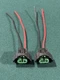 NEW 2013-2016 Honda CR-Z CRZ Front Bumper Fog Light Bulb Connector Pair 2x
