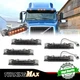 5X Smoked Amber Cab Roof Marker Lights For Volvo 2004 VN/2003-2020 VNL Truck,etc
