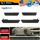 For 08-14 Dodge Challenger Front & Rear Bumper Side Marker Lights Red LED Smoked