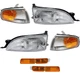 For Toyota Camry 1995-1996 Headlight Corner Lights & Turn Signal Indicator Lamps