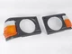 fits Toyota Land Cruiser FJ60 Bezel ASSY with corner Lamp 81-87 Pair No Gasket