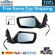TRQ Mirrors Power Heated Memory Turn Signal Blue Tint Set For 2010-2013 Acura