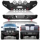 For 2006-2008 Ford F-150 New Steel Front/Rear Bumper W/Winch Plate&LED Lights