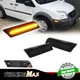 Smoked Lens Full Amber LED Front Side Marker Lamp For Ford 10-13 Transit Connect