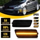 For 10-14 Volkswagen VW Golf/GTI MK6 Side Marker Amber Dynamic LED Signal Lights