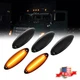 OE-Spec Amber LED Raised Roof Clearance Marker Lights For Freightliner Cascadia