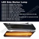 Sequential LED Turn Signal Side Marker Lights For 05-12 Porsche 911 997 Carrera 