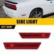 Rear Fender Red Lens Side Marker Light 68039505AA 2x For 08-14 Dodge Challenge W