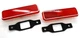 New Red Rear Side Marker Light Assy Set LH & RH / Fits Listed Dodge & Plymouth