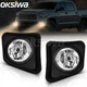 Fog Lights Fit For 2014 2015 2016-2021 Toyota Tundra Front Bumper Driving Lamps
