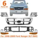 Grille Assembly Kit with Header Panel H/Lamp For 1998 - 2000 Ford Ranger XLT RWD