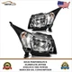 Headlights Assembly Fits 2011-2015 Chevy Cruze 4-Door Sedan Black Housing L+R