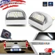 LED Chrome License Plate Lamp For 1999-2013 Chevrolet Silverado 1500/2500/3500HD