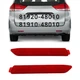 1 Pair Rear Red Bumper Reflector Light Brake Lamp For Toyota Sienna 2010-2017'